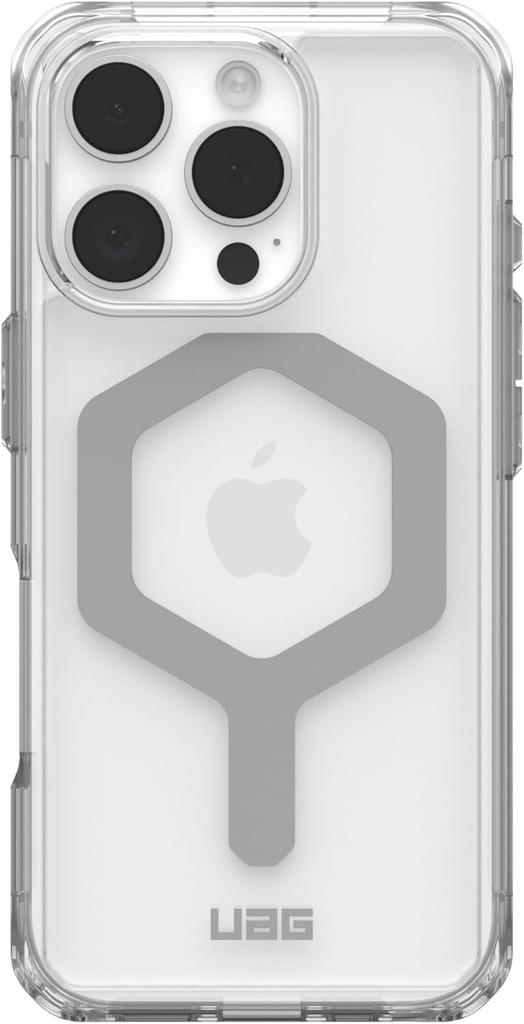 UAG Plyo Magsafe for iPhone 16 pro Ice/Silver,Armor Shell and Impact-Resistant Soft Core,8 Ft/5.4