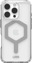 UAG Plyo Magsafe for iPhone 16 pro Ice/Silver,Armor Shell and Impact-Resistant Soft Core,8 Ft/5.4