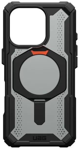 UAG Plasma XTE MagSafe for iPhone 16 pro Black/Orange, Integrated Kickstand,Multiple Customizable V