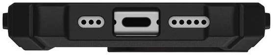 UAG Plasma XTE MagSafe for iPhone 16 pro Black/Orange, Integrated Kickstand,Multiple Customizable V