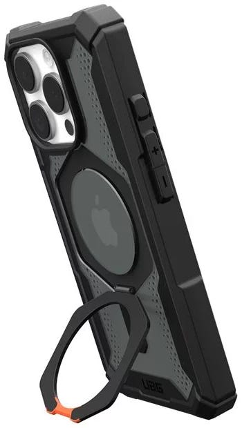 UAG Plasma XTE MagSafe for iPhone 16 pro Black/Orange, Integrated Kickstand,Multiple Customizable V