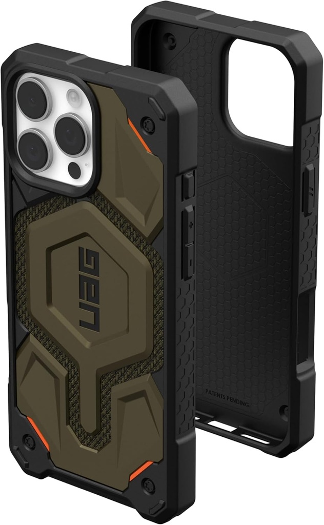 UAG Monarch Pro iPhone 16 pro max Kevlar Element Green,Built-In MagSafe Module,Premium Materials (V