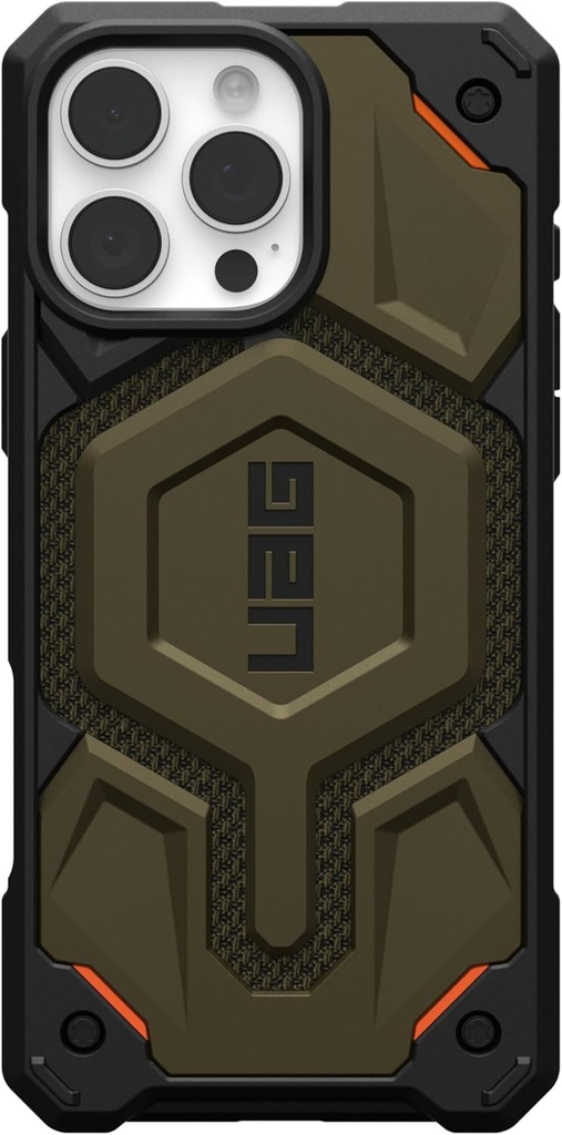 UAG Monarch Pro iPhone 16 pro max Kevlar Element Green,Built-In MagSafe Module,Premium Materials (V