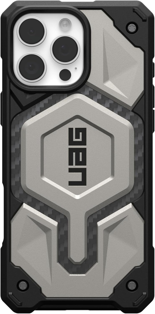 UAG Monarch Pro iPhone 16 pro max Titanium,Built-In MagSafe Module,Premium Materials (Variation: Le