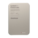 MOMAX Q.MAG X 5000mAh GEN2 15W ULTRA SLIM MAGSAFE WIRELESS POWER BANK TITANIUM