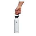 Vacuum Bottle 620ml White STD Mouth