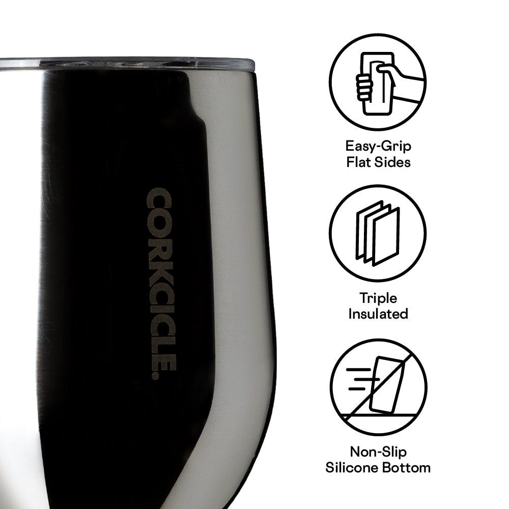 Stemless Cup 350ml Tungsten