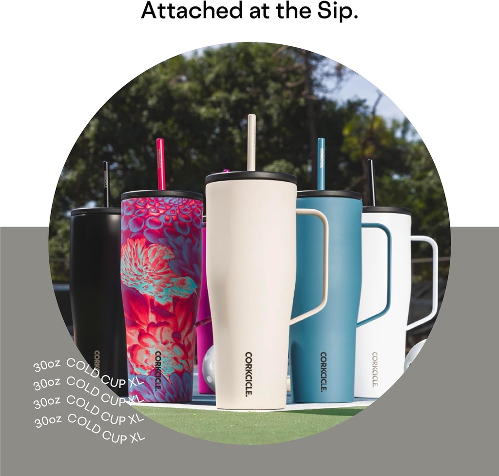 Cold Cup XL w/ Straw 887ml Tungsten