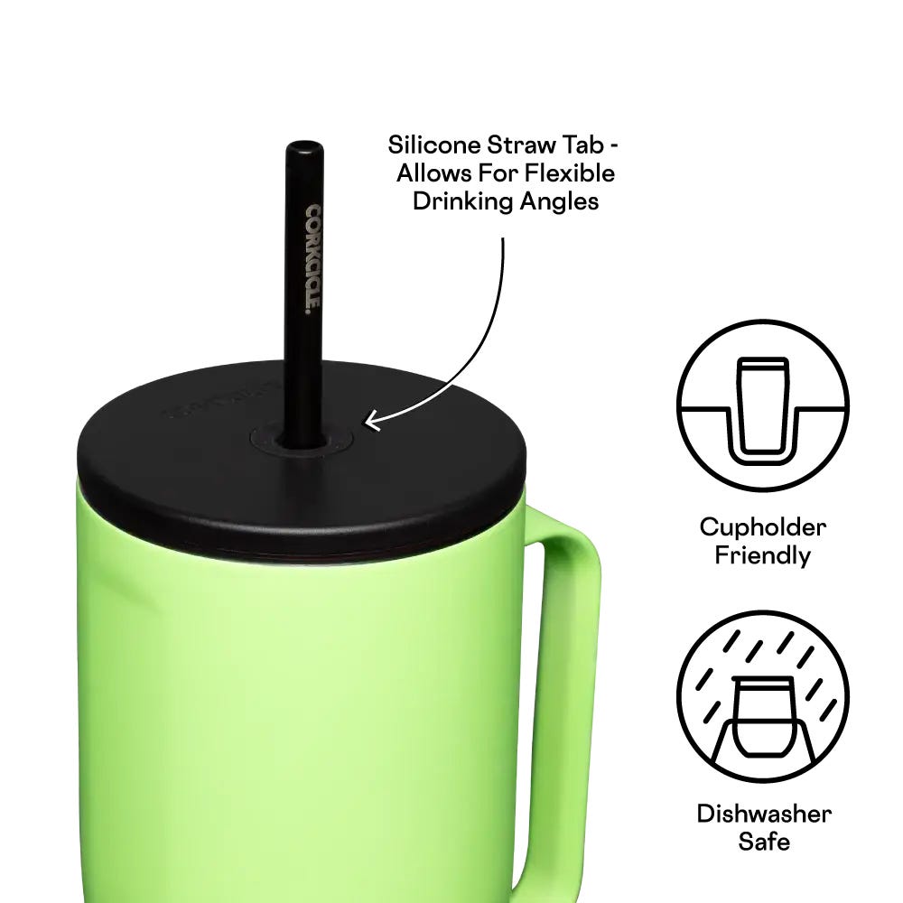 Cold Cup XL w/ Straw 887ml Margarita