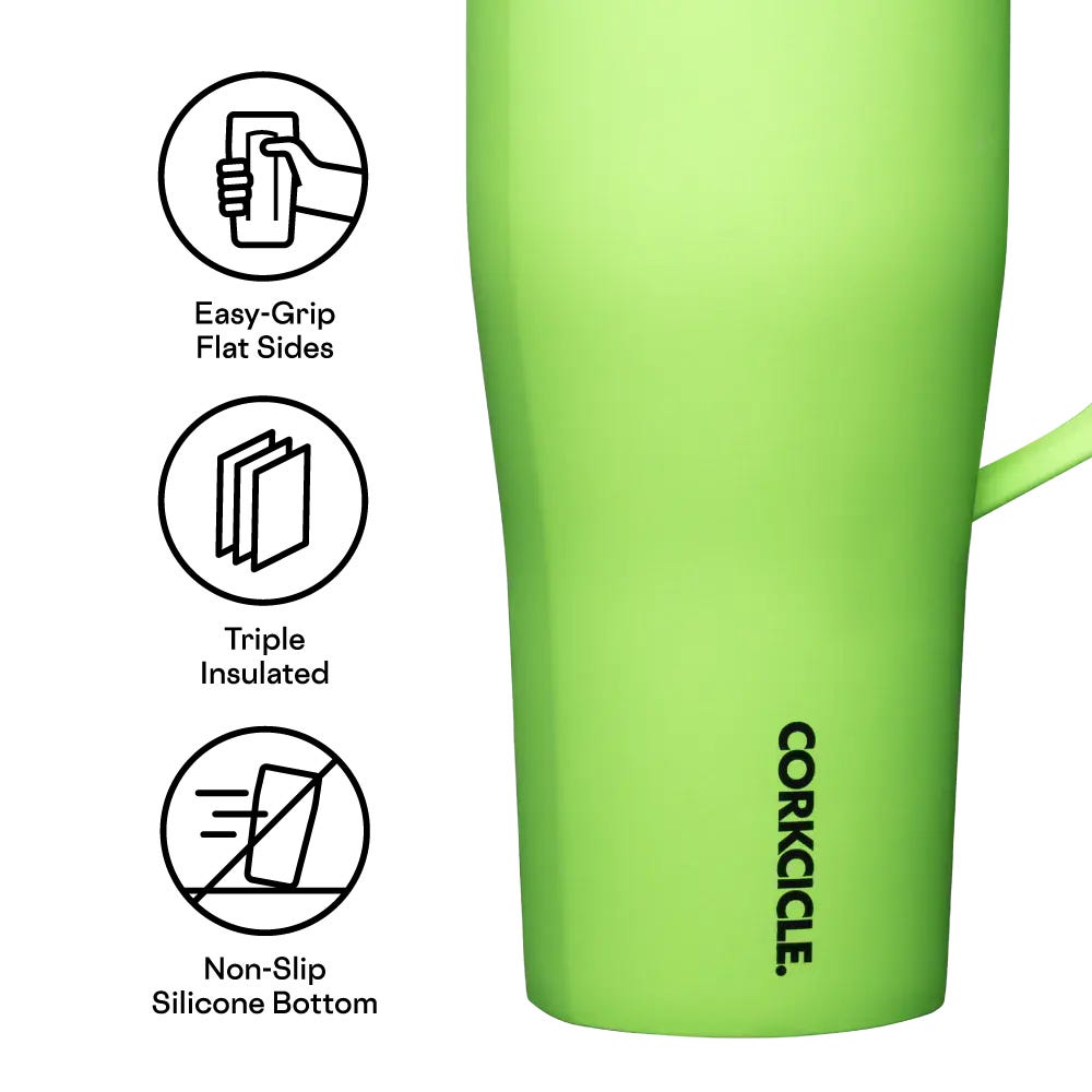 Cold Cup XL w/ Straw 887ml Margarita