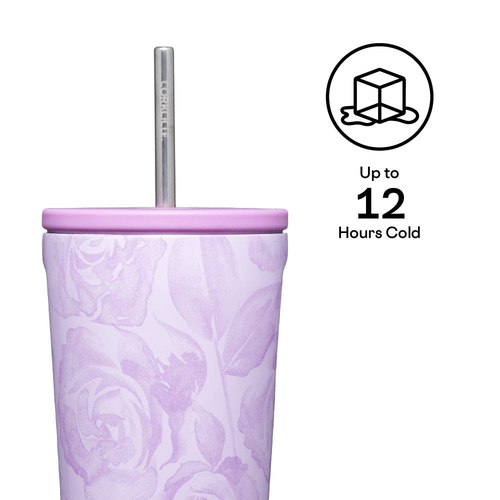 Cold Cup w/ Straw 710ml Forget Me Not