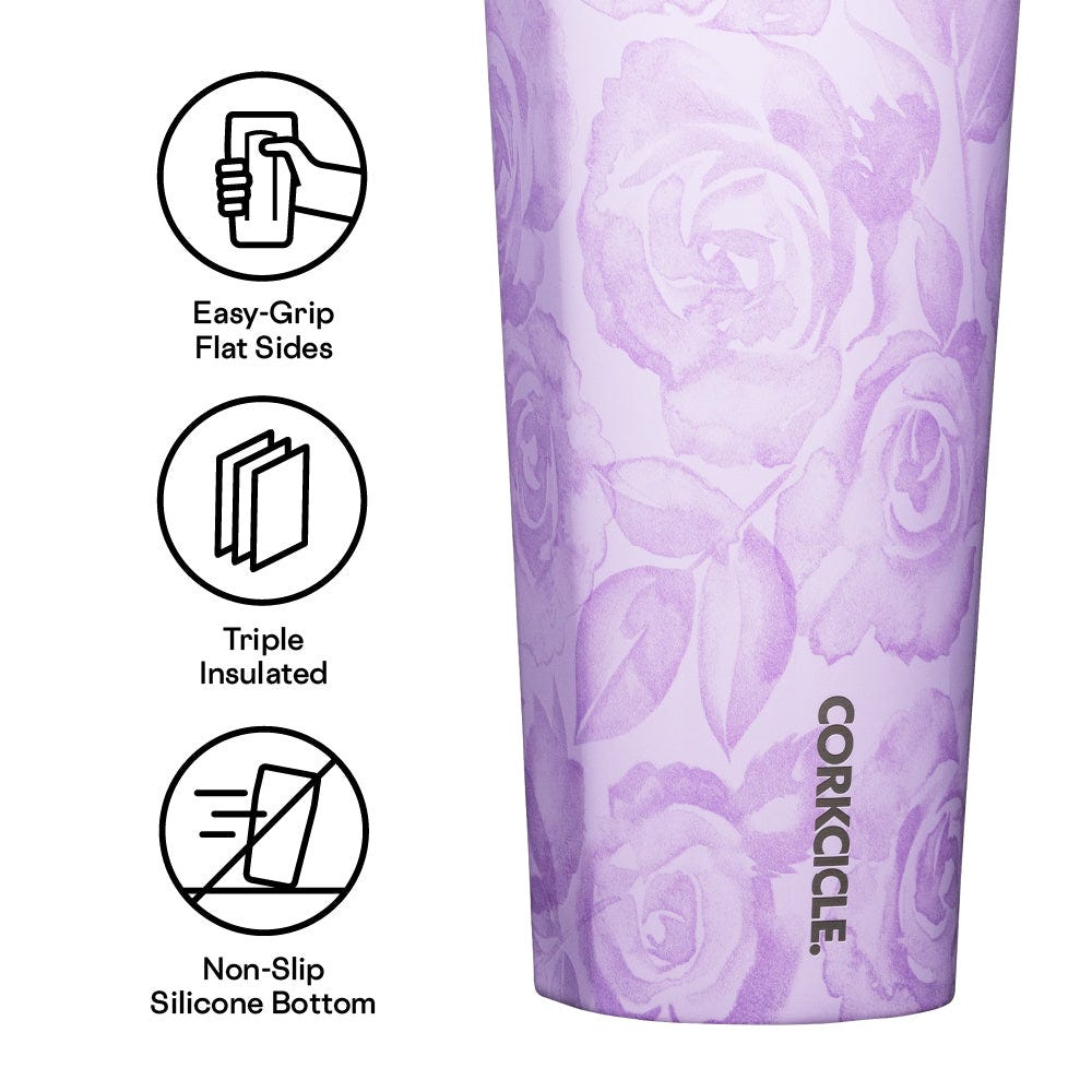 Cold Cup w/ Straw 710ml Forget Me Not