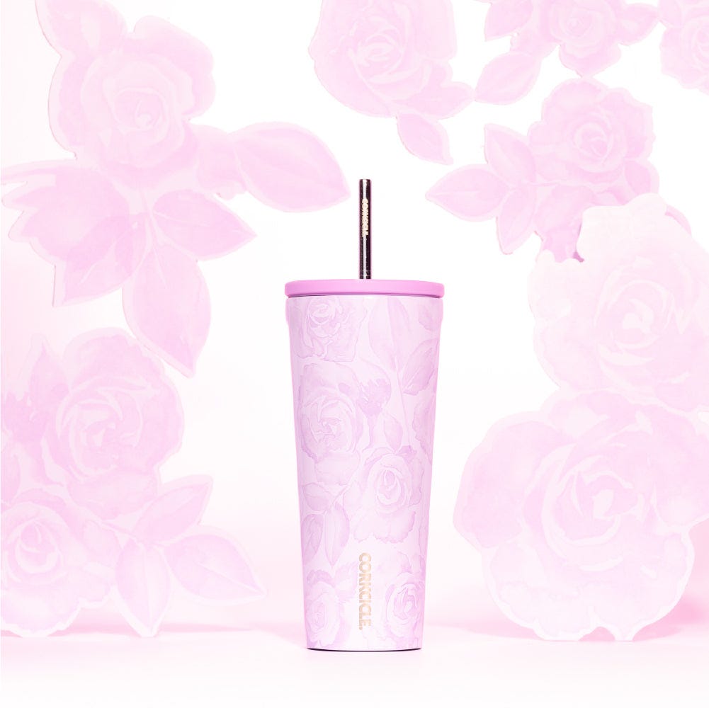 Cold Cup w/ Straw 710ml Forget Me Not