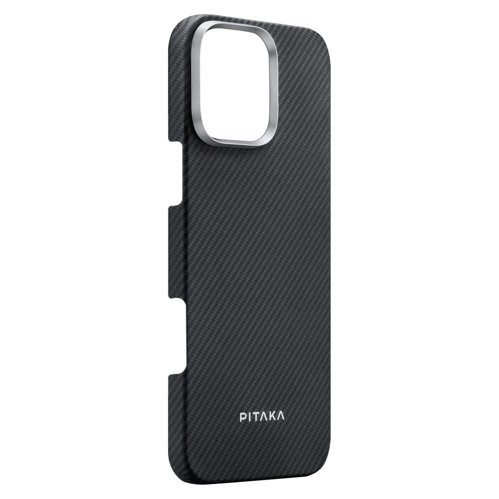 Pitaka MagEZ Case Pro 4 full protection case for iPhone 16 Pro Max "(Black/Grey Twill)600D