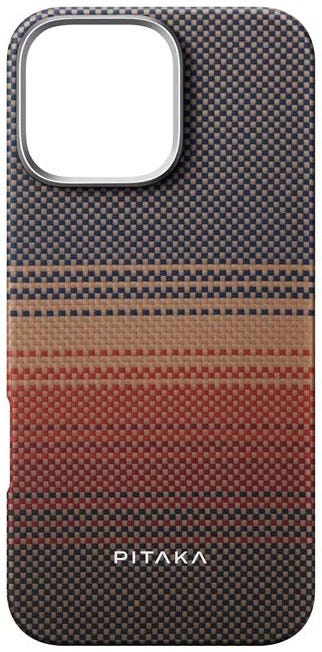 Pitaka MagEZ Case 6 for iPhone16 Pro Max "( Sunset ),Airy Light, Caseless Thin