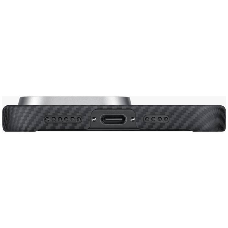 Pitaka MagEZ Case 6 for iPhone16 Pro "(Black/Grey Twill)600D, Airy Light, Caseless Thin