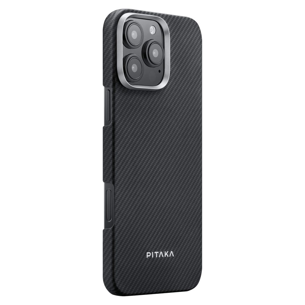 Pitaka MagEZ Case Pro 4 full protection case for iPhone 16 Pro Max "(Black/Grey Twill)600D