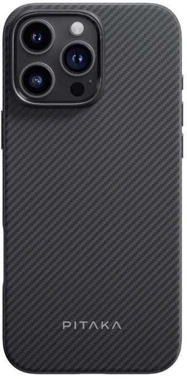 Pitaka MagEZ Case Pro 4 full protection case for iPhone 16 Pro "(Black/Grey Twill)600D