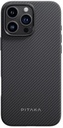 Pitaka MagEZ Case Pro 4 full protection case for iPhone 16 Pro "(Black/Grey Twill)600D