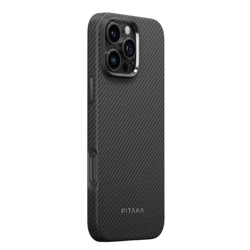 Pitaka MagEZ Case Pro 4 full protection case for iPhone 16 Pro "(Black/Grey Twill)600D