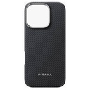 Pitaka MagEZ Case 6 for iPhone16 Pro Max "(Black/Grey Twill)600D,Airy Light, Caseless Thin