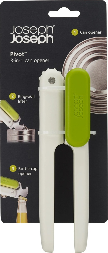 Can Opener Pivot 3 in 1 Green