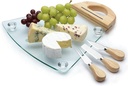 MC CHEESE SERVING SET GLASS