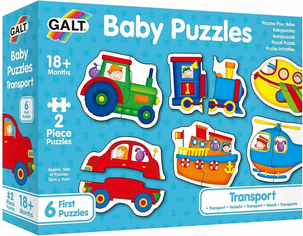 GALT BABY PUZZLES - TRANSPORT