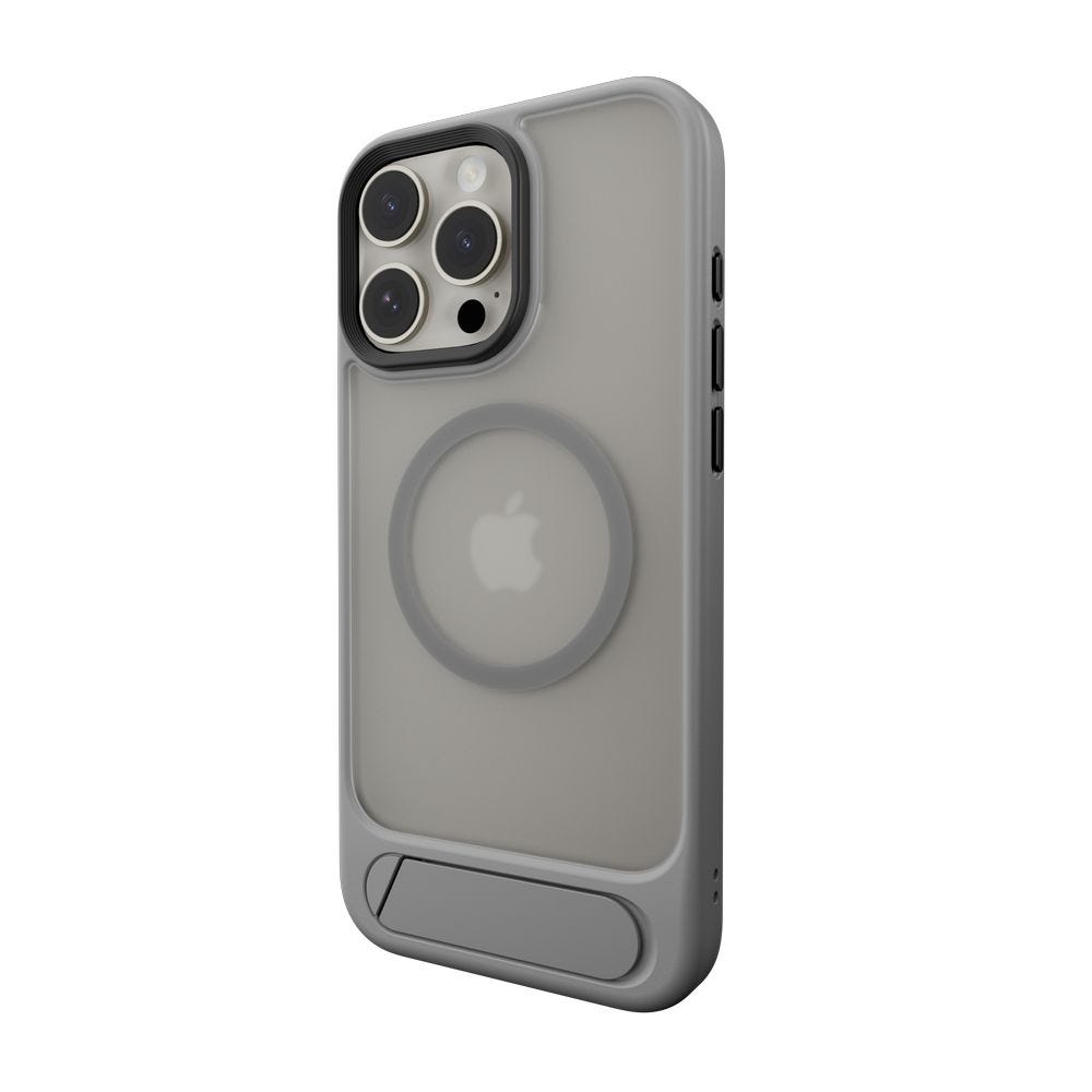 SwitchEasyEasyStand MagSafe Stand Guard Protective Case for 2024 iPhone 16 pro max Titanium