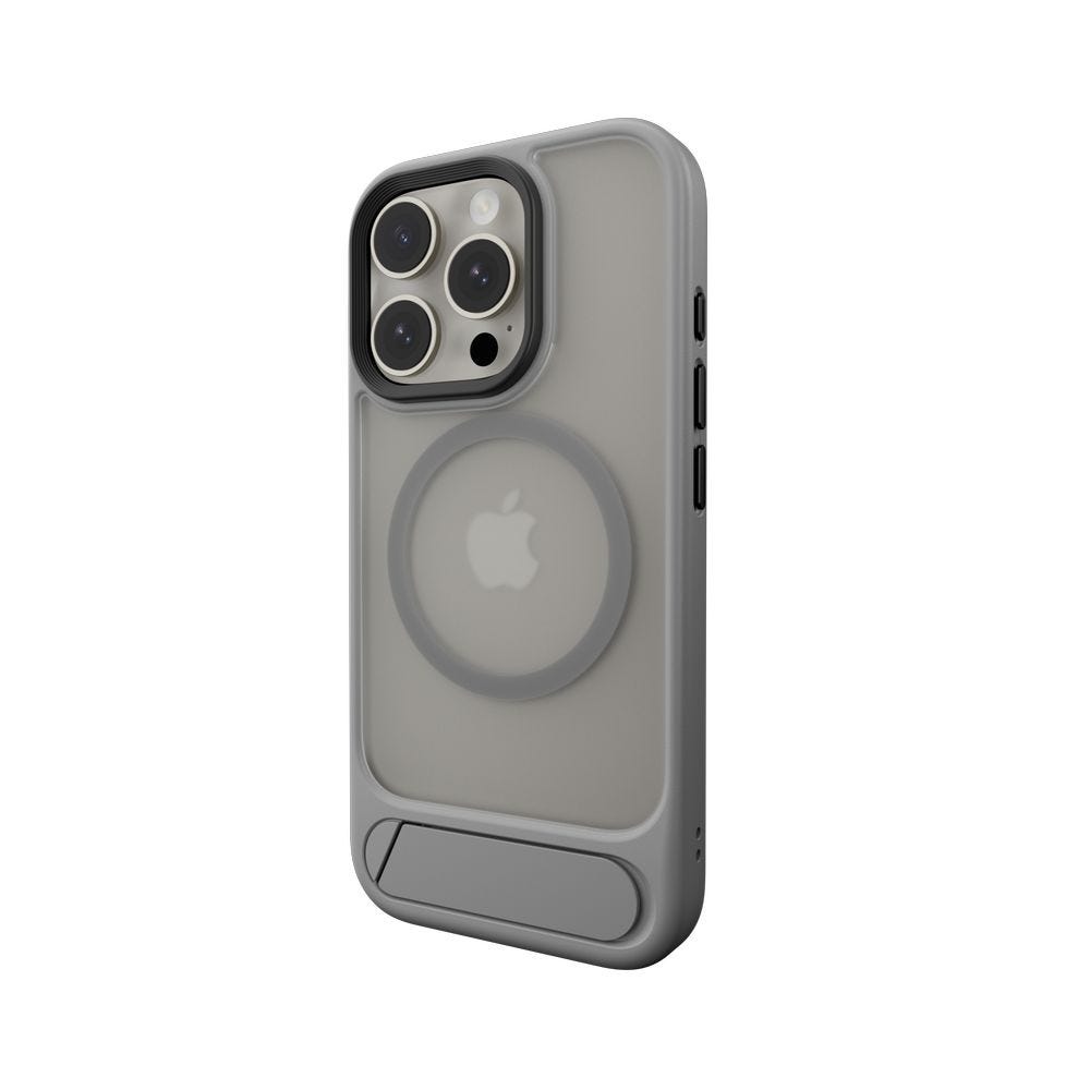 SwitchEasyEasyStand MagSafe Stand Guard Protective Case for 2024 iPhone 16 pro Titanium