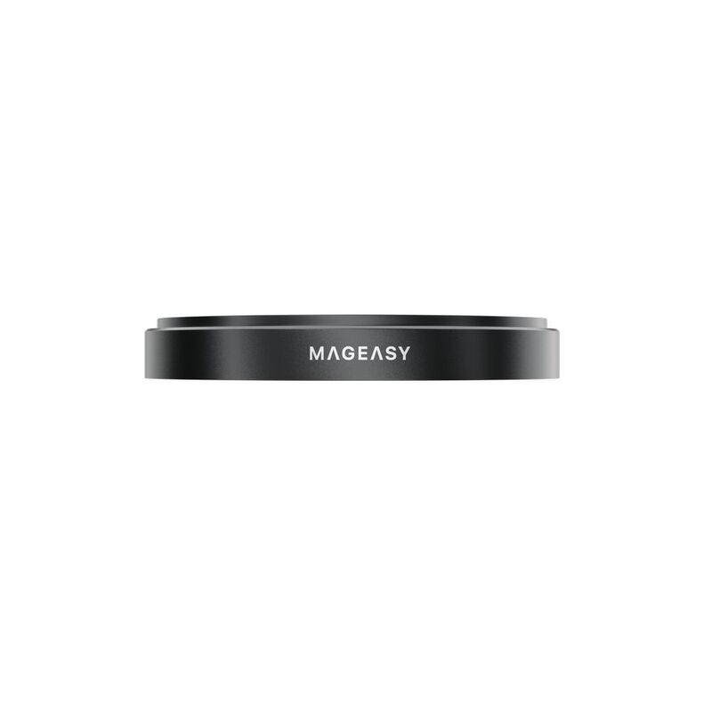 MAGEASY Lenz Sapphire Lens Protector for 2024 iPhone 16 pro/6.7 Pro Max, high transparency Titanium Black