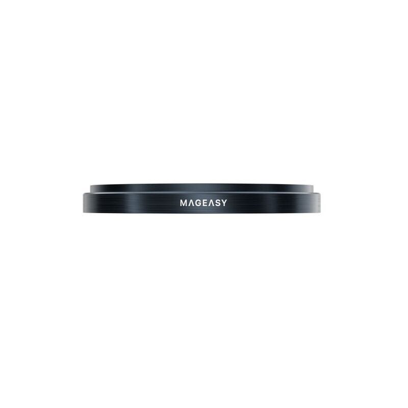 MAGEASY Lenz Sapphire Lens Protector for 2024 iPhone 16 6.1/6.7, high transparency Black