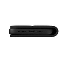 MAGEASY 2-in-1 Card Folio MagSafe Leather Flip Phone Case with Stand for 2024 iPhone 16 pro max Black