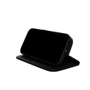 MAGEASY 2-in-1 Card Folio MagSafe Leather Flip Phone Case with Stand for 2024 iPhone 16 pro Black