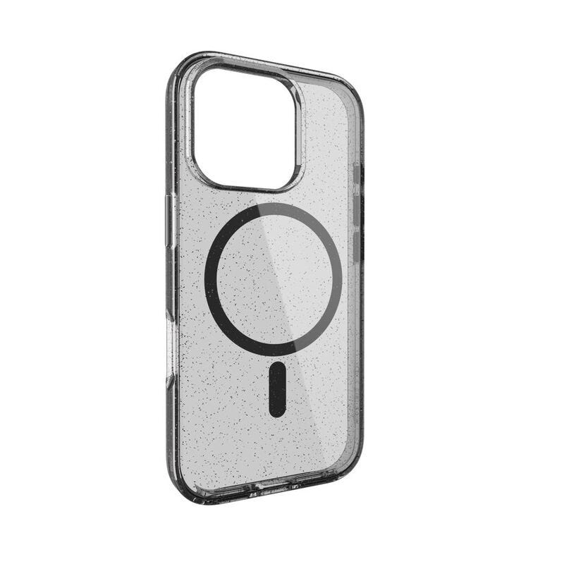 MAGEASY Bright MagSafe Never Yellowing Shockproof Clear Case for 2024 iPhone 16 pro, 16 feet drop protection Luminous Ash