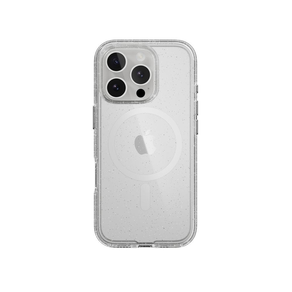 MAGEASY Bright MagSafe Never Yellowing Shockproof Clear Case for 2024 iPhone 16 pro, 16 feet drop protection Luminous Clear