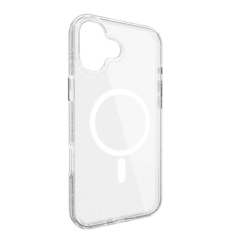 MAGEASY Bright MagSafe Never Yellowing Shockproof Clear Case for 2024 iPhone 16 6.7, 16 feet drop protection Luminous Clear