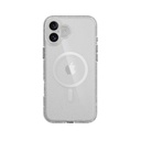 MAGEASY Bright MagSafe Never Yellowing Shockproof Clear Case for 2024 iPhone 16 6.7, 16 feet drop protection Luminous Clear