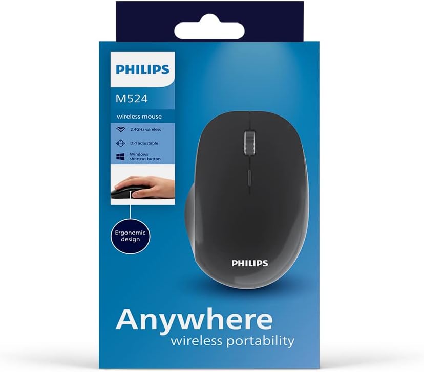 Philips Wireless Mouse - SPK7524 Black