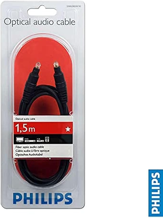 Philips Fiber Optic Cable 1.5m -SWA2302W/10 Black