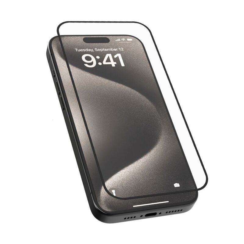Levelo 3D Resin Glue High Silicone Aluminum Glass HD Screen Protector- iPhone 16 Pro Max- Clear