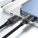 Acefast C12-03 USB-C to USB-C transparent shell stainless steel charging data cable