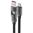 Acefast C13-04 USB-A/USB-C to USB-C zinc alloy connectors charging data cable