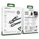 Acefast C13-04 USB-A/USB-C to USB-C zinc alloy connectors charging data cable
