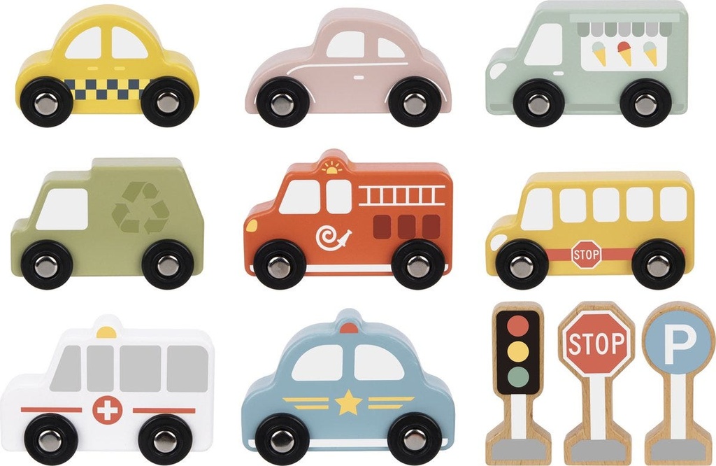 TRANSPORTATION & STREET SIGN SET