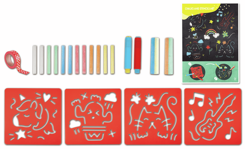 Chalks and Stencils Art