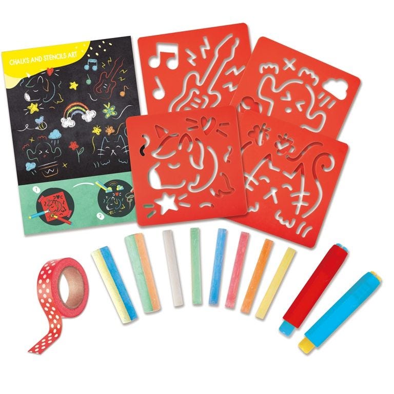 Chalks and Stencils Art