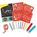 Chalks and Stencils Art
