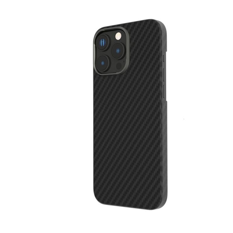Levelo Sergei 1500D Aramid Fiber Case-iPhone 16 Pro Max-Matte Black