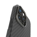 Levelo Sergei 1500D Aramid Fiber Case-iPhone 16 Pro Max-Matte Black